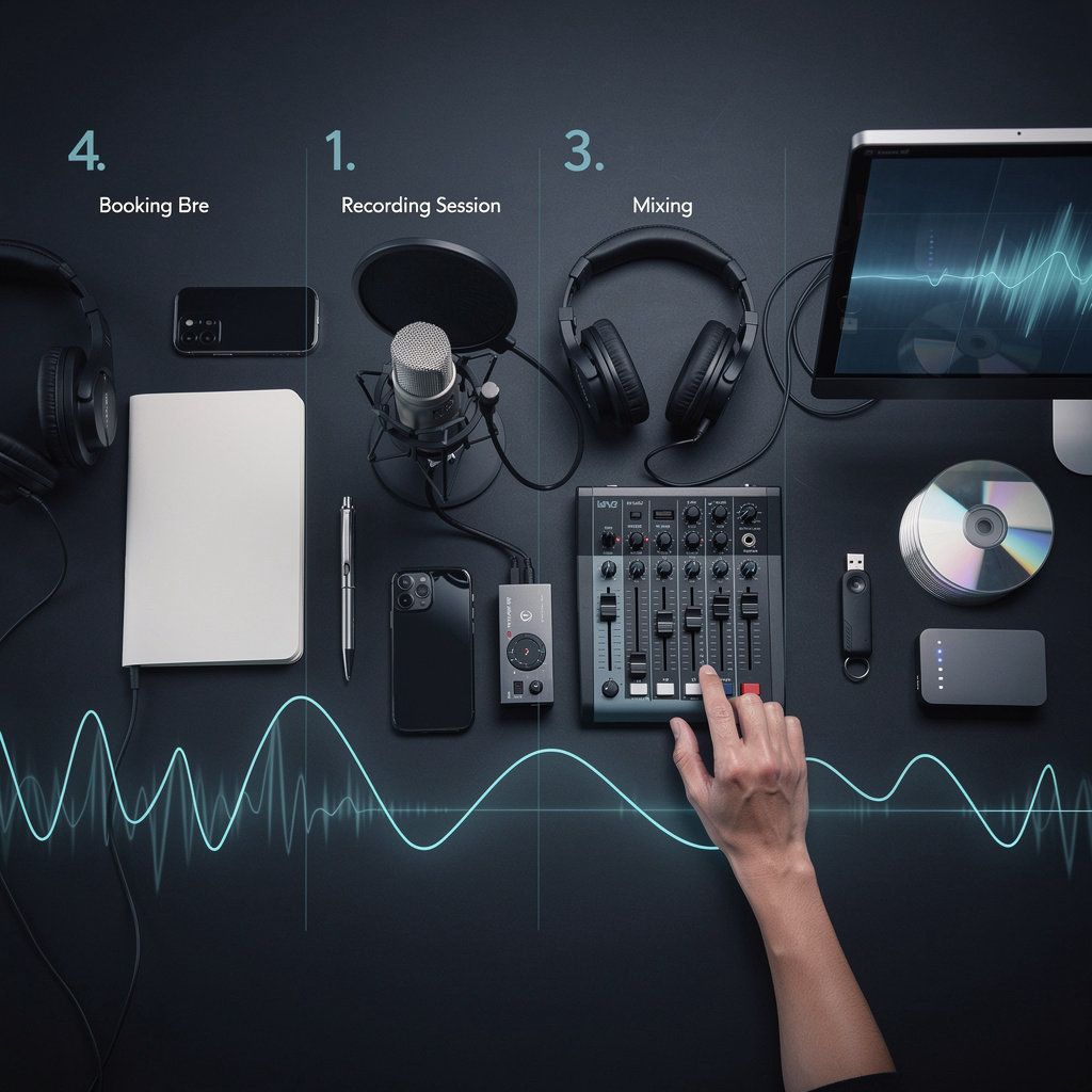 Rhythemic Recording studio process - professional recording, mixing, and mastering workflow for Toronto artists